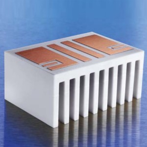 Thin film circuit 3D ceramic structure metallization